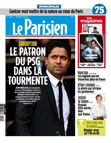 Le Parisien du Vendredi 24 Mai 2019