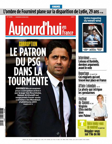 Aujourd’hui en France du Vendredi 24 Mai 2019