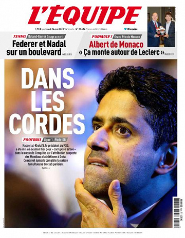 L’equipe du Vendredi 24 Mai 2019