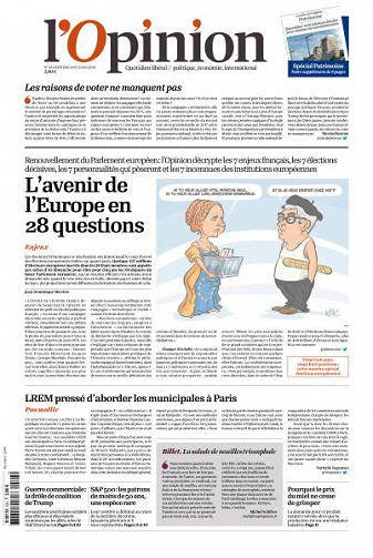 L’Opinion du Vendredi 24 et Samedi 25 Mai 2019