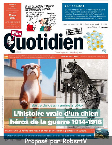 Mon Quotidien - Samedi 25 Mai 2019