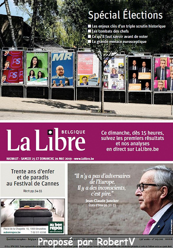 La Libre Belgique - Samedi 25 et Dimanche 26 Mai 2019