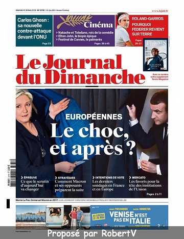 Le Journal du Dimanche N°3776 - Dimanche 26 Mai 2019