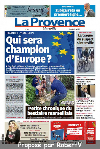 La Provence Marseille - Dimanche 26 Mai 2019