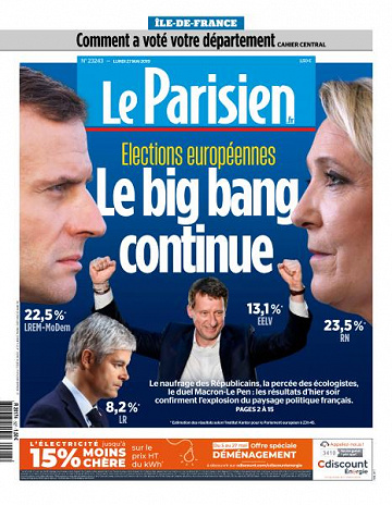Le Parisien du Lundi 27 Mai 2019