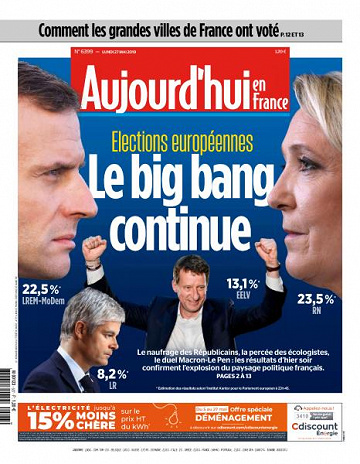 Aujourd’hui en France du Lundi 27 Mai 2019