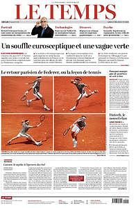 Le Temps du Lundi 27 Mai 2019