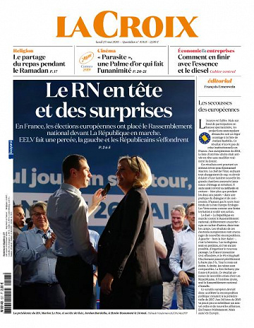 La Croix du Lundi 27 Mai 2019
