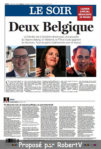 Le Soir - Lundi 27 Mai 2019
