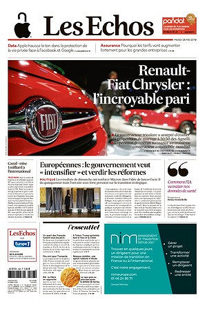 Les Echos du Mardi 28 Mai 2019