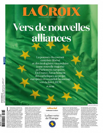 La Croix du Mardi 28 Mai 2019