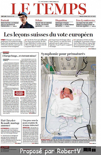 Le Temps - Mardi 28 Mai 2019