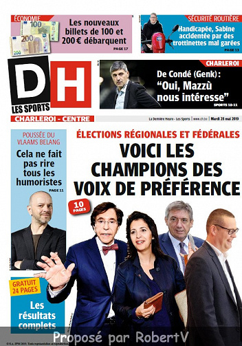 La Dernière Heure - Mardi 28 Mai 2019