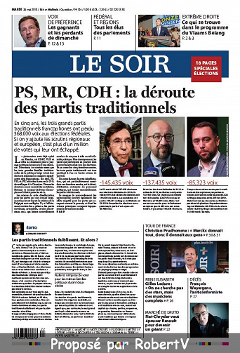 Le Soir - Mardi 28 Mai 2019