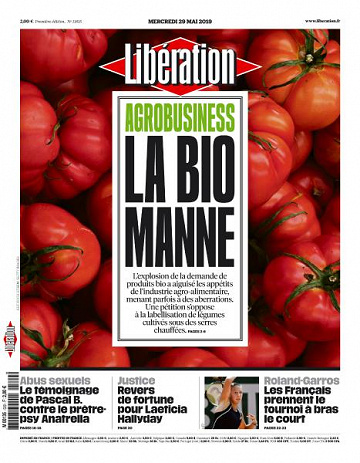 Libération du Mercredi 29 Mai 2019