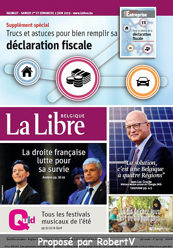 La Libre Belgique - Samedi 1er et Dimanche 2 Juin 2019