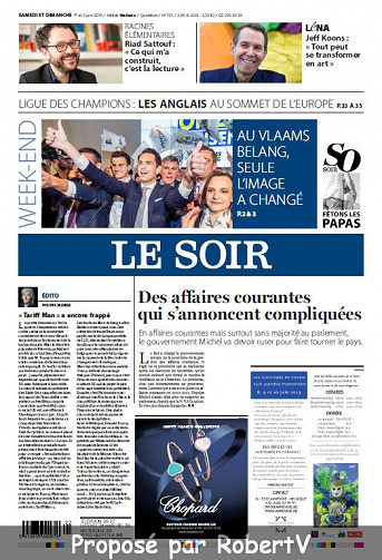 Le Soir - Samedi 1er et Dimanche 2 Juin 2019