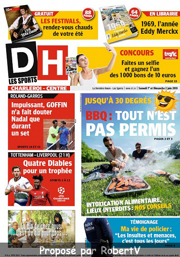 La Dernière Heure - Samedi 1er et Dimanche 2 Juin 2019