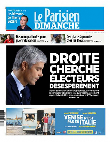 Le Parisien du Dimanche 2 Juin 2019