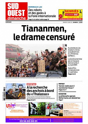 Sud Ouest Dimanche - 2 Juin 2019