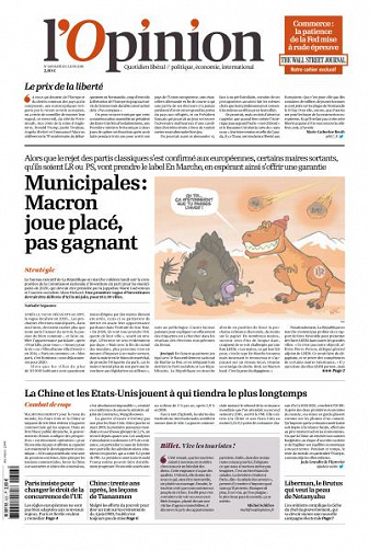 L’Opinion du Lundi 3 Juin 2019