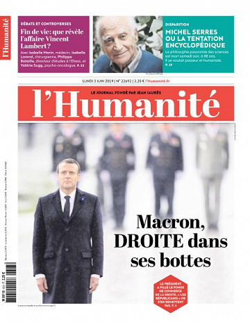 L’Humanite du Lundi 3 Juin 2019