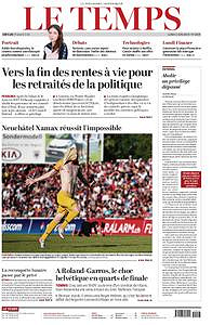 Le Temps du Lundi 3 Juin 2019
