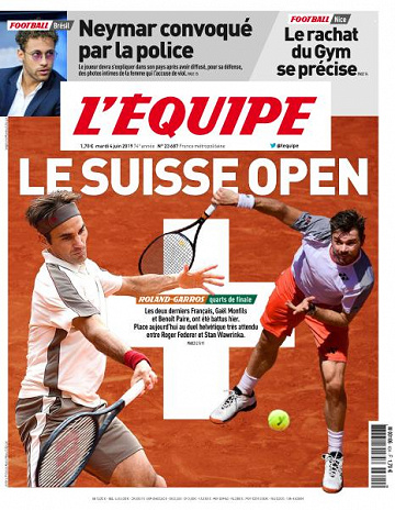 L’equipe du Mardi 4 Juin 2019