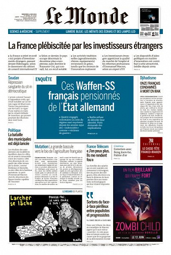 Le Monde du Mercredi 5 Juin 2019