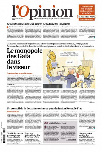 L’Opinion du Mercredi 5 Juin 2019