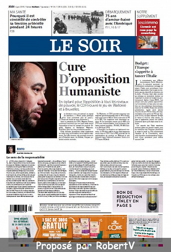 Le Soir - Jeudi 6 Juin 2019