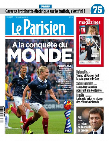 Le Parisien du Vendredi 7 Juin 2019