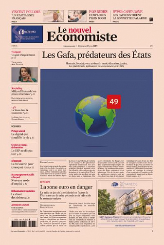 Le Nouvel Économiste du Vendredi 7 Juin 2019