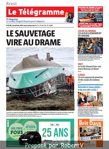 Le Telegramme - Brest - Samedi 8 Juin 2019
