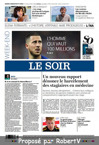 Le Soir - Samedi 8 et Dimanche 9 Juin 2019