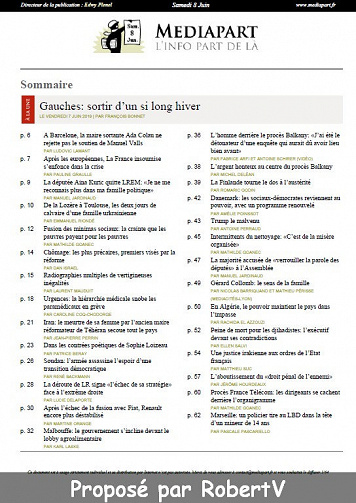 Mediapart - Samedi 8 Juin 2019