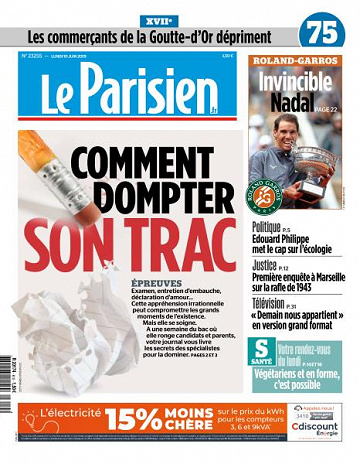 Le Parisien du Lundi 10 Juin 2019