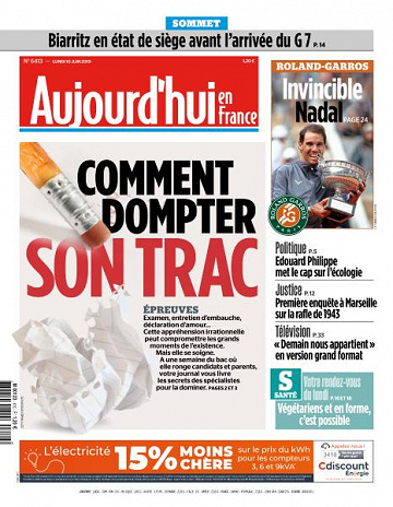 Aujourd’hui en France du Lundi 10 Juin 2019