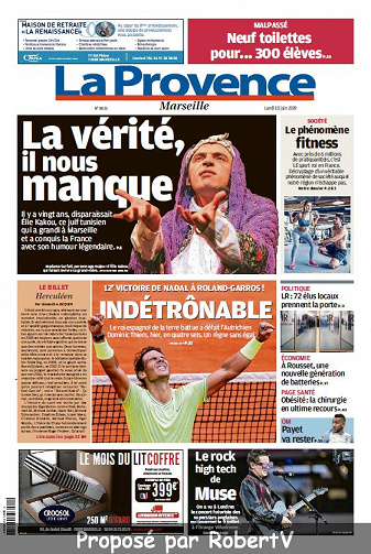 La Provence Marseille - Lundi 10 Juin 2019