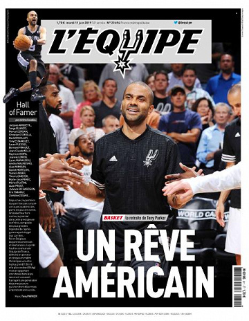 L’equipe du Mardi 11 Juin 2019