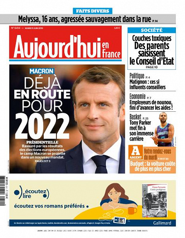 Aujourd’hui en France du Mardi 11 Juin 2019