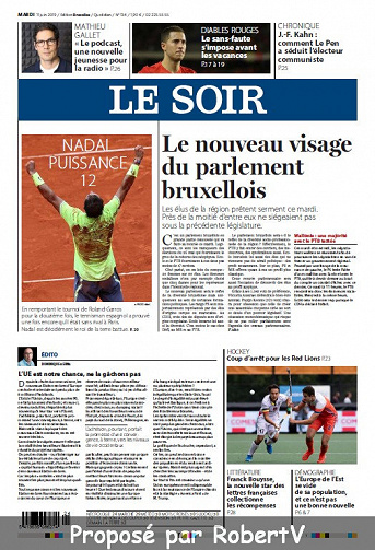 Le Soir - Mardi 11 Juin 2019