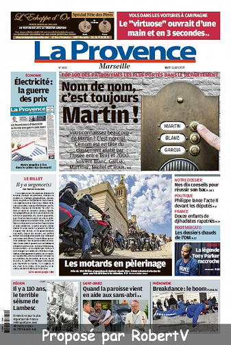 La Provence Marseille - Mardi 11 Juin 2019