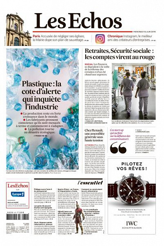 Les Echos du Mercredi 12 Juin 2019