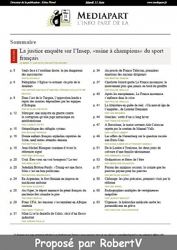 Mediapart - Mardi 11 Juin 2019