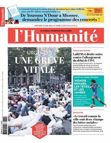 L’Humanite du Mercredi 12 Juin 2019
