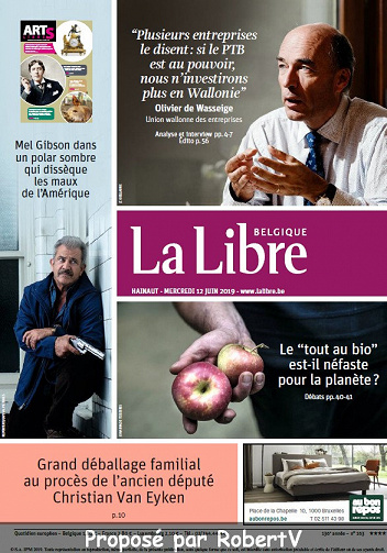 La Libre Belgique - Mercredi 12 Juin 2019