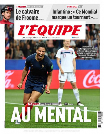 L’equipe du Jeudi 13 Juin 2019