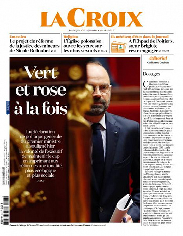 La Croix du Jeudi 13 Juin 2019