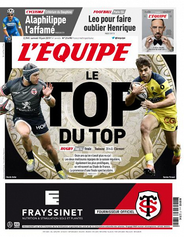 L’equipe du Samedi 15 Juin 2019